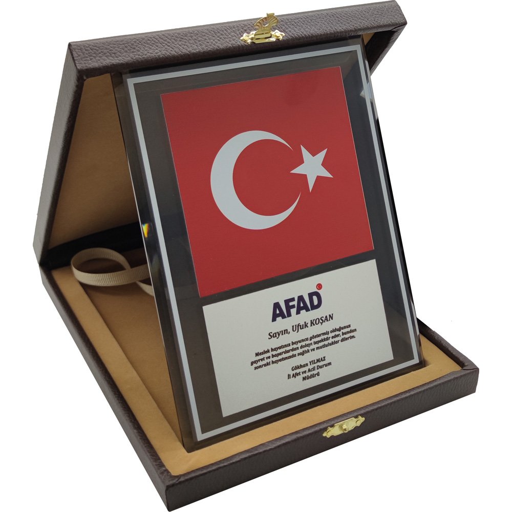 EKT-700 Kutulu Kristal Plaket büyük ürün görseli